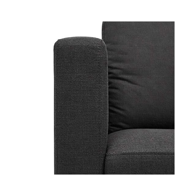 Amazon Brand Rivet Revolve Modern Upholstered Sofa with Reversible Sectional Chaise, 80"W