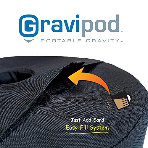 Gravipod 18" Round Umbrella Base Weight Bag Up to 85 lbs. Pricepulse