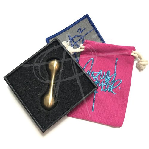 AroundSquare Knucklebone Skill Toy - Begleri - (Brass)