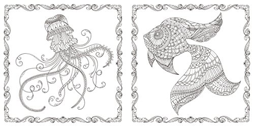 海の楽園 不思議いっぱいのぬりえブック ジョハンナ バスフォード 西本 かおる 本 通販 Amazon