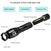 AKDSteel LED Flashlight 1000 Lumens 5 Modes Zoomable Adjustable Focus Sturdy Aluminium Handheld Portable Outdoor Waterproof Torch with Rechargeable Battery and Charger for Hiking, Camping, Emergency