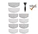 Tingkam 10 Pack Washable Steam Mop Pads Replacement Compatible with Bissell Powerfresh 1940 1544 1440 Series Steam Mop, Model 1544A, 2075A, 1806, 5938, 1940W, 19404, 1940A