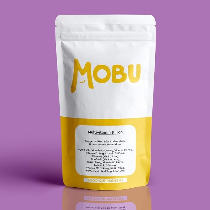 Multivitamins Plus Iron 120 Tablets for Healthy Body and Mind Packed