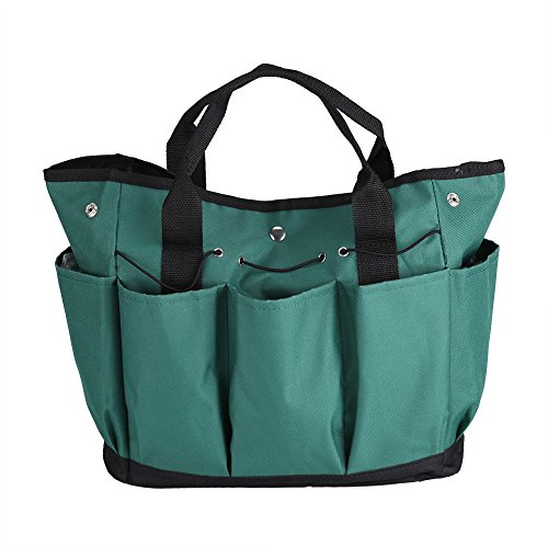 Estink Garden Tools Tote,600D Thickening Oxford Cloth Garden Tools Organizer Bag Gardener Portable Tote Bag Compact…
