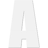 Large Flat Cardboard Letters, Numbers | Custom Decorative Letters &amp; Numbers | Personalized Giant Letters for Wall Decor | Waterproof | Craft Letters - 12 inches