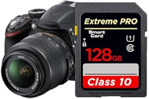 1pc 128GB SDXC Memory Card SD Card, Up to 100/45 MB/s Read/Write, for Photography Enthusiast, Video Creator, Videographer
