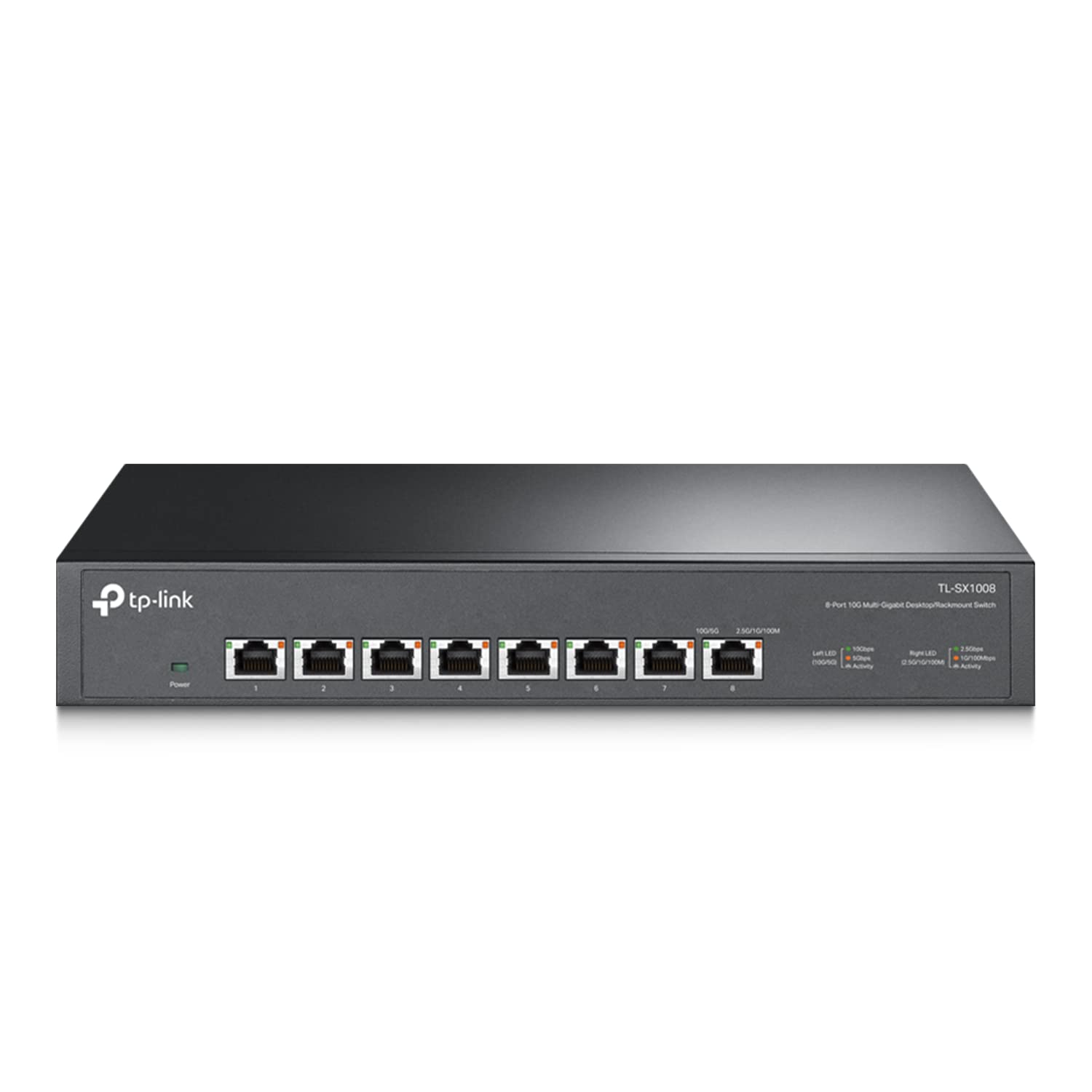 Photo 1 of TP-Link TL-SX1008 | 8 Port 10G/Multi-Gig Unmanaged Ethernet Switch | Desktop/Rackmount | Plug & Play | Sturdy Metal Casing | Speed Auto-Negotiation, Free Expert Help
