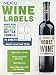 Neato Adhesive Wine Bottle Labels - 40 Pack of Blank Labels - Printable Labels for Wine Bottles - Inkjet and Laser Printer Compatible - Includes Online Design Software primary