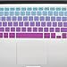 Allinside Blue and Pink Ombre Keyboard Cover Skin for MacBook Pro 13