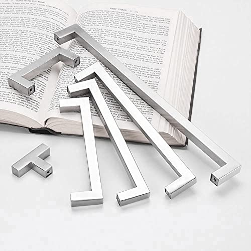 10 Pack goldenwarm 5 inch Brushed Nickel Pulls Kitchen