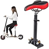 YINZINR Scooter Seat for Adults, Adjustable E-Scooter Saddle Electric Scooter Seat, Compatible with Xiaomi M365 | Pro | 1S El