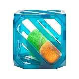 Outward Hound Puzzle Cube Interactive Squeaky Dog Toy with 2 Tennis Balls