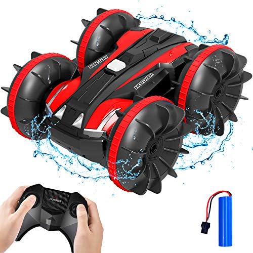 Remote Control Car Boat Truck 2.4GHz Amphibious 4WD Stunt RC Cars for