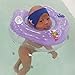 SUIEK Swimming Headband - Free Swimming Earplugs a Pair (Blue, L: 3-12 Years, Head Size 16