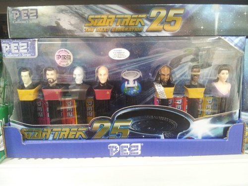 Star Trek Next Generation 25th Anniversary Limited Edition Collectible PEZ Set