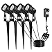 ALOVECO Landscape Lighting, 12V LED Low Voltage Landscape Lights Waterproof Outdoor Spotlights Plug in, Warm White Garden Lights for Driveway Yard Lawn Patio Swimming Pool (4 Pack)