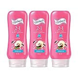 Skintimate 2-In-1 Moisturizing Shave Cream for Women With Skin Conditioner, Coconut Silk, 8 Oz, Pack Of 3
