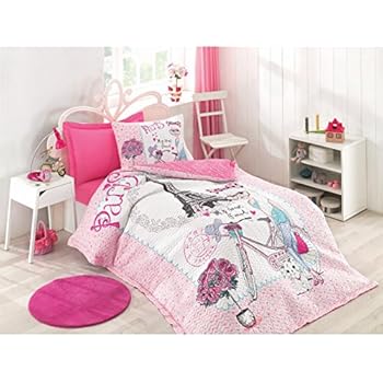 Amazon.com: Bekata Paris Love, 100% Cotton Single/Twin