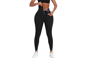 huiming Sauna Shaper Pants Legging Sweat Compression Thermo for Women Weight Loss High Waist Sweat Pants Hot Neoprene Workout