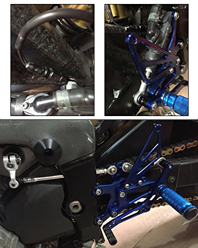 image for FXCNC Racing 98-03 R1 Billet Motorcycle Rearset Foot Pegs Rear Set Foo