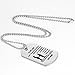 I Love My Son Inspirational Dog Tag Necklace-I HOPE YOU BELIEVE IN YOURSELF,AS MUCH AS I BELIEVE IN YOU (Mother to son)