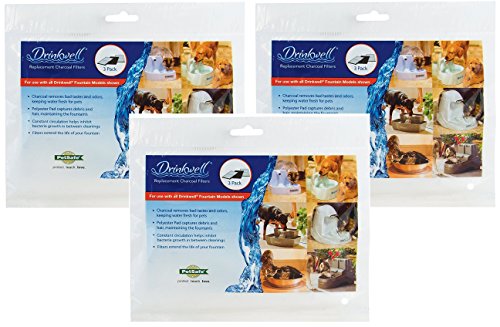 PetSafe Drinkwell Replacement Premium Carbon Filters 3 Pack (Each Pack Contains 3 Filters / 9 Filters Total) PetSafe Drinkwell Replacement Premium Carbon Filters 3 Pack (Each Pack Contains 3 Filters / 9 Filters Total)