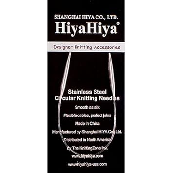 Hiyahiya Circular 9 Inch 23cm Steel Knitting Needle Size Us 8 5mm Histcir9 8