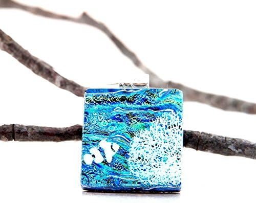 Fish Jewelry, Fish Pendant, Fish Necklace, Clown Fish Pendant, Beach Jewelry, Ocean Pendant, Woman's Pendant, Anniversary Gift, Gift for Scuba Diver, Women's Necklace, Dichroic Glass, Slide Jewelry
