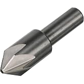 Drill America 1/2"-100 High Speed Steel 6 Flute Chatterless Countersink, Dew Series