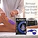 CUTEBEY Hair Removal Waxing Kit,  Wax Warmer with 4 Hard Wax Beans and 10 Wax Applicator Sticks, Natural wax of Legs, Face, Body, Bikini Area for Home Use