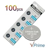 CELEWELL Bulk 100 Pack CR1620 3V Battery Lithium Coin Button Cell