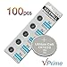 CELEWELL Bulk 100 Pack CR1620 3V Battery Lithium Coin Button Cell