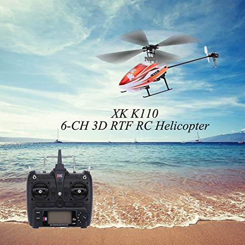 millet16zjh XK K110 6CH 3D 6G System Brushless Motor RTF Remote Controlled RC Helicopter
