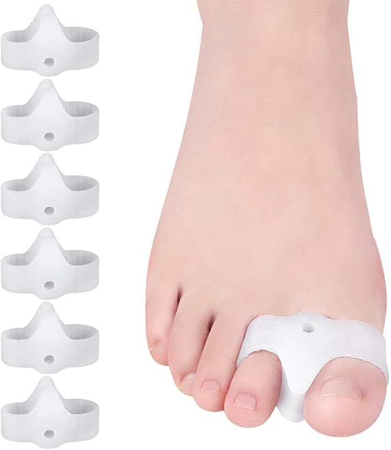 yeesport 6PCS Hammer Toe Corrector Universal Unisex Toe Protector Toe