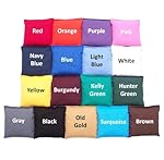 Weather Resistant Cornhole Bags (Set of 8) by Cornhole Galaxy - 17 Colors to Choose From (SelectColors)