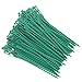 EuTengHao 100 Pieces Adjustable Garden Plant Twist Ties, 6.7 Inch Flexible Plastic Twist Ties Multi-Use for Secure Vine (Green)