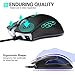 YockTec RGB Tunable Gaming Mouse,Programmable 7-button design with scroll wheel Gaming Mouse - 4000 DPI Sensor -Comfortable Grip -The eSports Gaming Mouse,Black (Black)