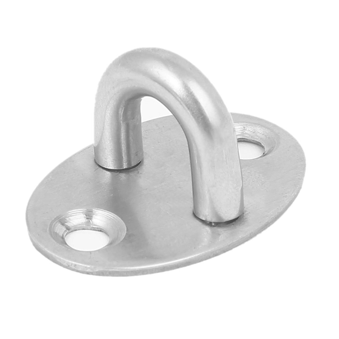 sourcing map Metal Oval Shape Base Wall Suspension Hammock Swing Ceiling Hook