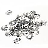 10 Beamer Ultra Premium Curved 304 Stainless Steel Concave Screens. For Tobacco Smoking Bowl Pipes 0.591 Inch Size (15mm) Higher Burning Point. Compare to Brass, Mesh & Glass Screens + Beamer Sticker