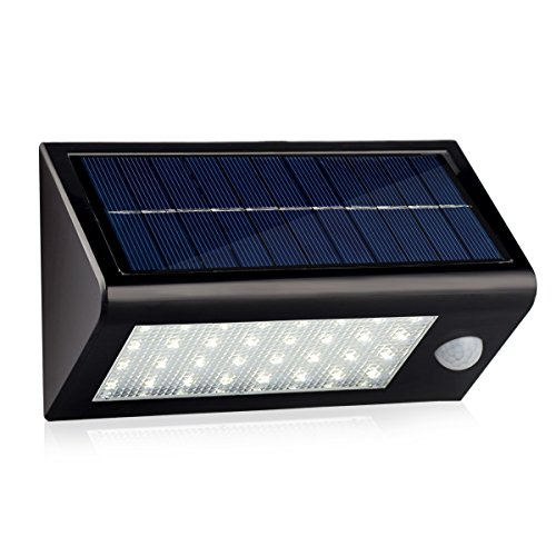 InnoGear Solar Powered Wall Light Sconces Nightlight Motion Sensor Detector