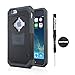Rokform iPhone 6/6s Rugged Series Military Grade Magnetic Protective Phone Case with twist lock & universal magnetic car mount (Black/Gun Metal) 302243
