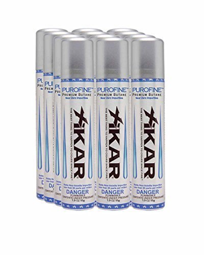 XIKAR PUROFINE Premium Butane Fuel Refill 1.9oz 55g / 100ml 12 Pack by Xikar