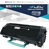 LCL Compatible Toner Cartridge Replacement for Lexmark E260A21A E260 E260d E260dn E260dtn E260dt E360 E360dn E360dtn E360d E460 E460dn E460dw E462dtn E462 E460d E460dtn (1-Pack Black)
