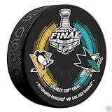 2016 NHL Stanley Cup Final Dueling Puck Sherwood (San Jose Sharks vs. Pittsburgh Penguins)