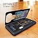 TORU CX PRO Compatible with LG V20 Wallet Case - Protective Dual Layer with Hidden Card Holder, ID Slot Hard Cover, Mirror & USB Adapter - Metal Slate