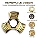 TASYA Fidget Spinner – Premium Quality Antiqued Solid Metal Spinning Fidget Toy for Kids & Adults - Relax from Stress & Anxiety - Precision Ceramic Bearings - Spins up to 6 minutes