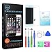 LYESS LCD Touch Screen Digitizer Replacement for iPhone 7 4.7 Inch -White with 3D Touch Frame Assembly, Repair Tools Kit and Instructions