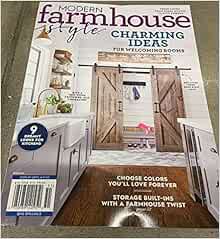 Modern Farmhouse Style Magazine 2020 Charming Ideas: Amazon.com: Books