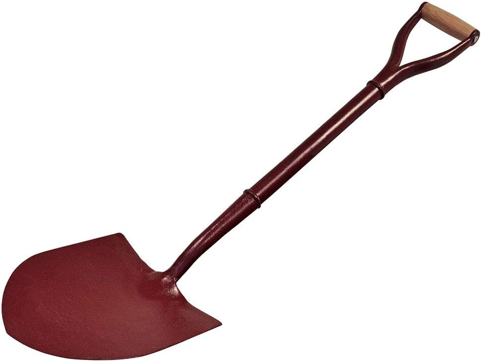 Faithfull FAIASSR All Steel Contractors Round Mouth Shovel (No2) MYD Handle, red,beige - Image 4