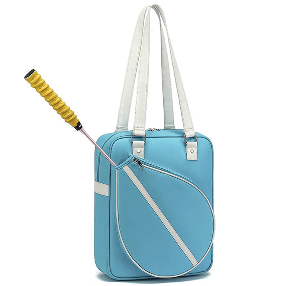 Tennis Shoulder Bag,Large Capacity Tennis Racket Holder Backpack,Waterproof Portable Sports Badminton Racket Storage Carry Bags Women and Men